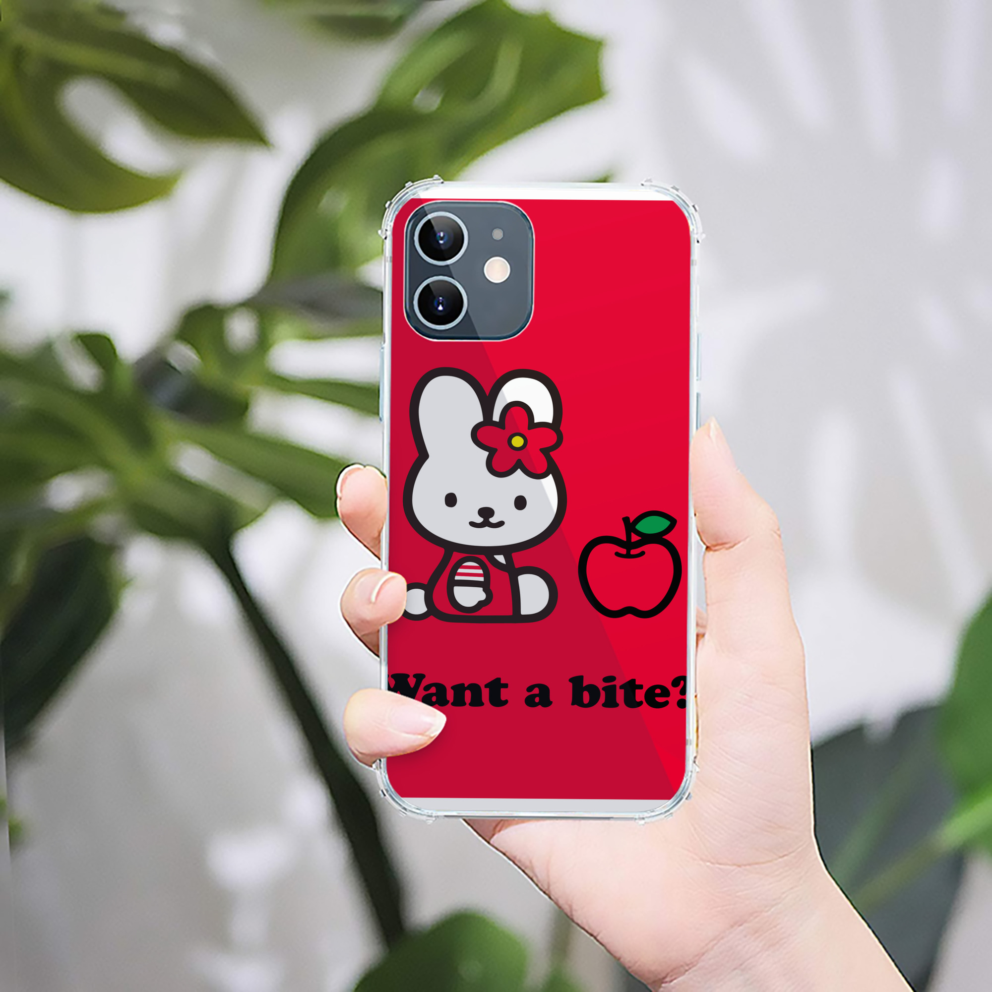 （画像用） Hello Kitty ハローキティ 【iPhone 12シリーズ対応】透明スマホケース（クリアソフトケース）